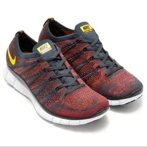 Nike Shoes Nike Free Flyknit Nsw Trainers Anthracite Red